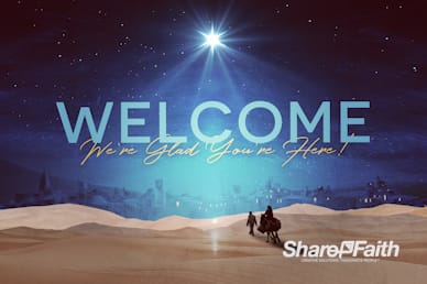 Christmas Journey Welcome Motion Graphic