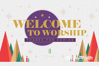 The First Noel Christmas Welcome Motion Graphic