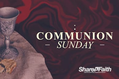 Communion Sunday Service Motion Graphic