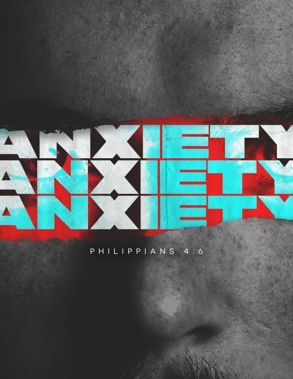 Anxiety Church Service Flyer
