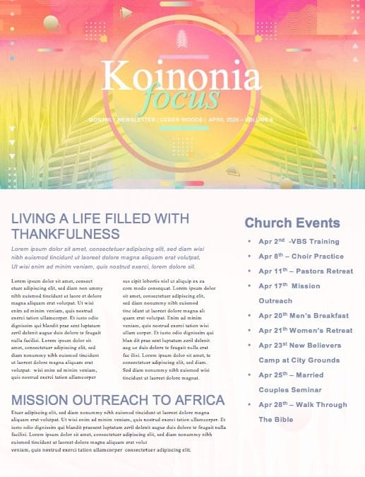 Palm Sunday The King Is Coming Church Newsletter