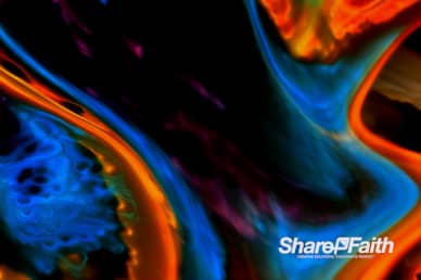 Abstract Galaxy Liquid Worship Video Background