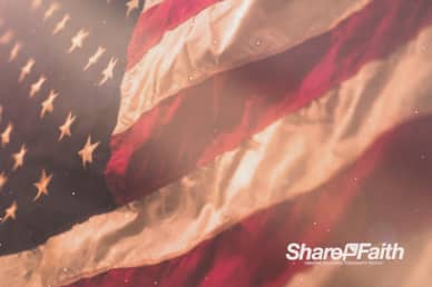 American Flag Memorial Day Motion Background