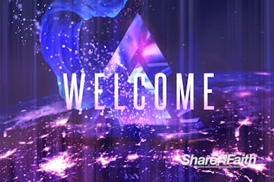Ascension Day Service Welcome Motion Graphic