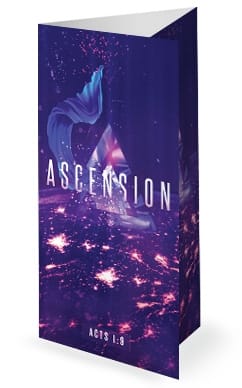 Ascension Day Service Trifold Bulletin Cover