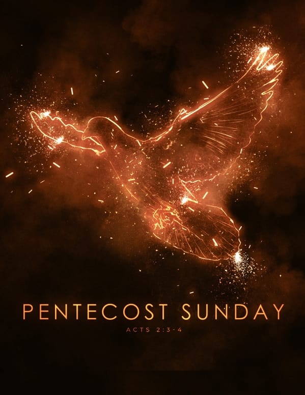 Fire Of The Spirit Pentecost Sunday Flyer