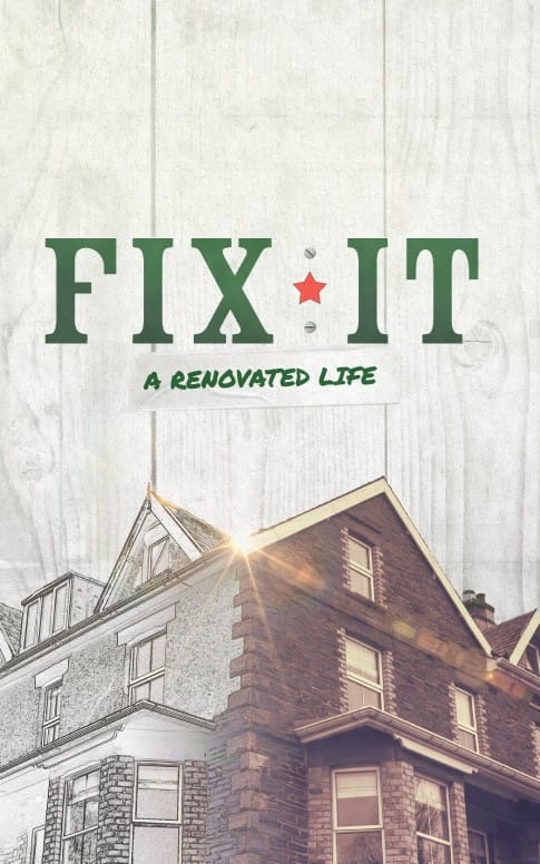 Fix It Church Sermon Bulletin Cover Design