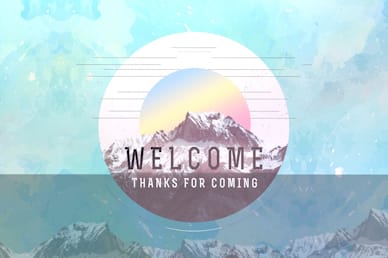 Peaks & Valleys Welcome Motion Graphic