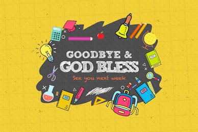 Back To School Student Ministry Goodbye Video
