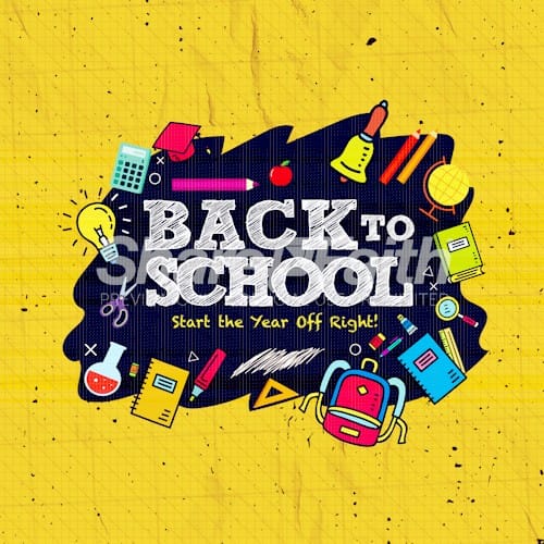 Back To School Student Ministry Social Graphic