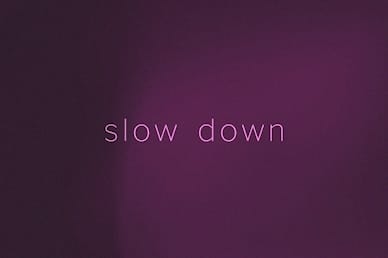 Slow Down Sermon Mini Movie