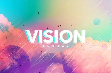 Vision Sunday Bright and Colorful Church Sermon Title Video