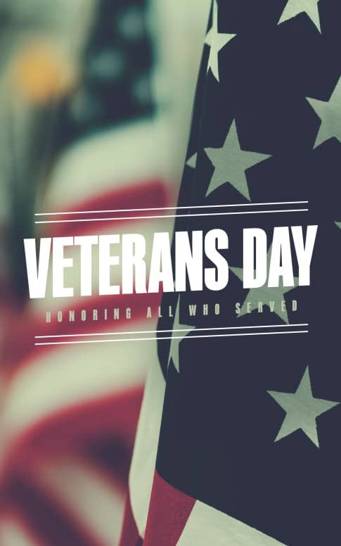 Veterans Day Honor Church Bifold Bulletin