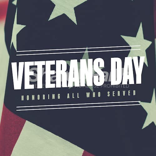 Veterans Day Honor Social Media Graphic