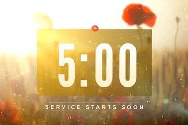 Lest We Forget Countdown Motion Graphic