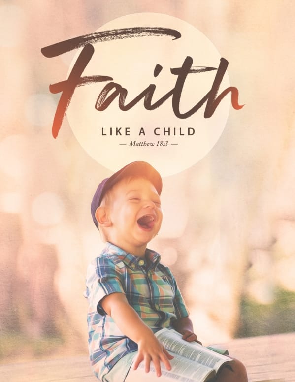 Faith Like A Child Church Flyer