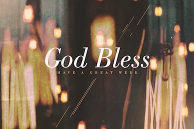 Worship God Bless Motion Graphic