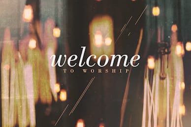 Worship Welcome Motion Graphic