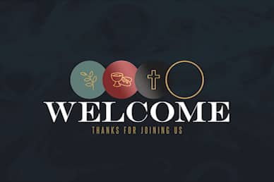 Holy Week Welcome Church Motion Graphic