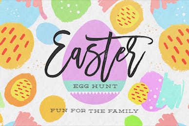 Easter Egg Hunt Title Motion Graphic