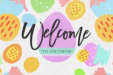 Easter Egg Hunt Pastel Welcome Motion Graphic