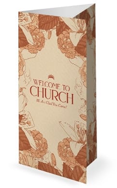 She Is Strong Church Trifold Bulletin