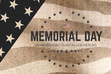 Memorial Day Title Church Motion Graphic