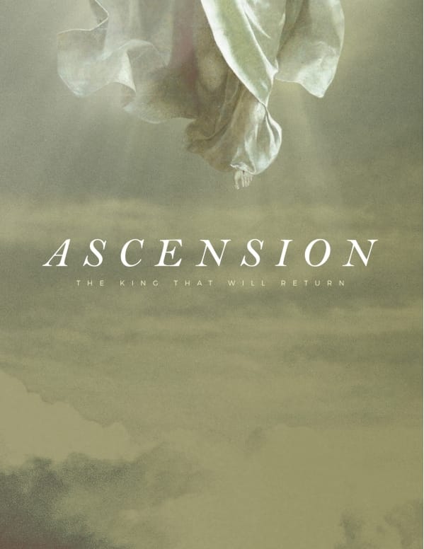 Ascension Day Clouds Church Flyer