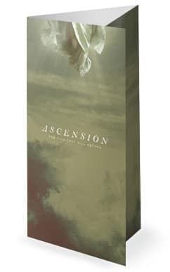 Ascension Day Clouds Church Trifold Bulletin