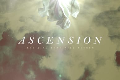 Ascension Day Clouds Title Church Motion Graphic