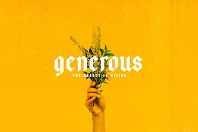 Generous Flowers Title Church Video