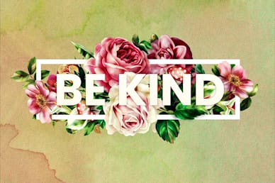 Be Kind Rose Title Church Motion Graphic
