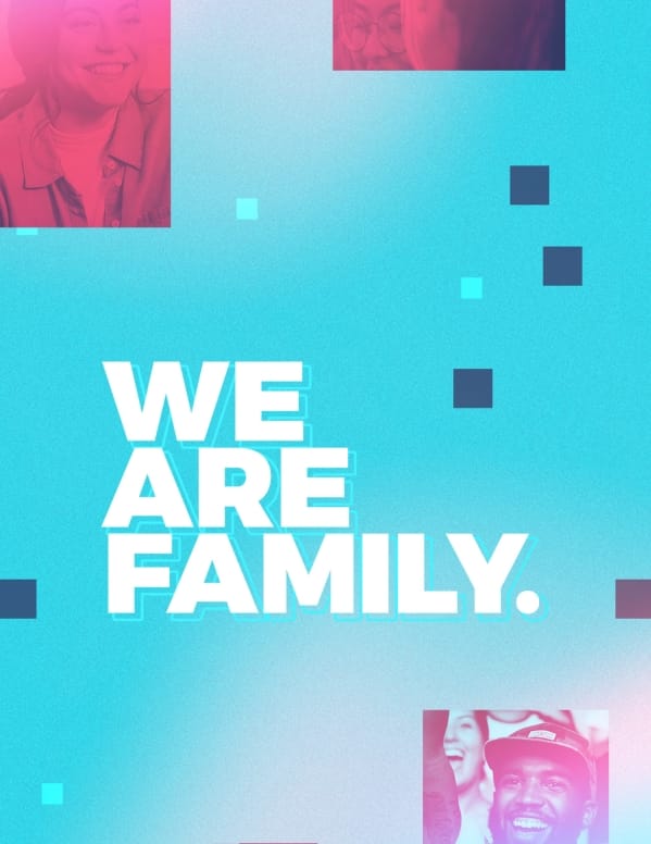 We Are Family Church Flyer