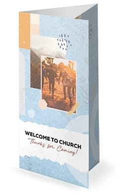 Small Groups Big Difference Church Trifold Bulletin