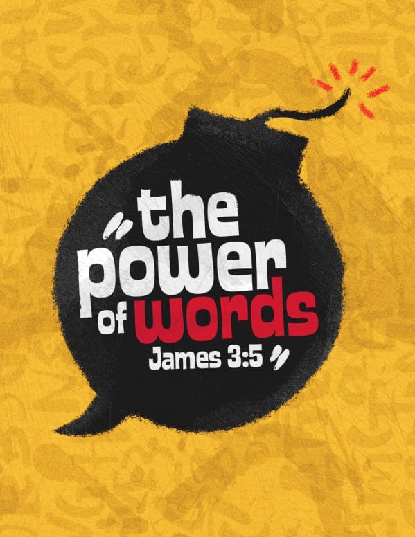 Power Of Words Church Flyer