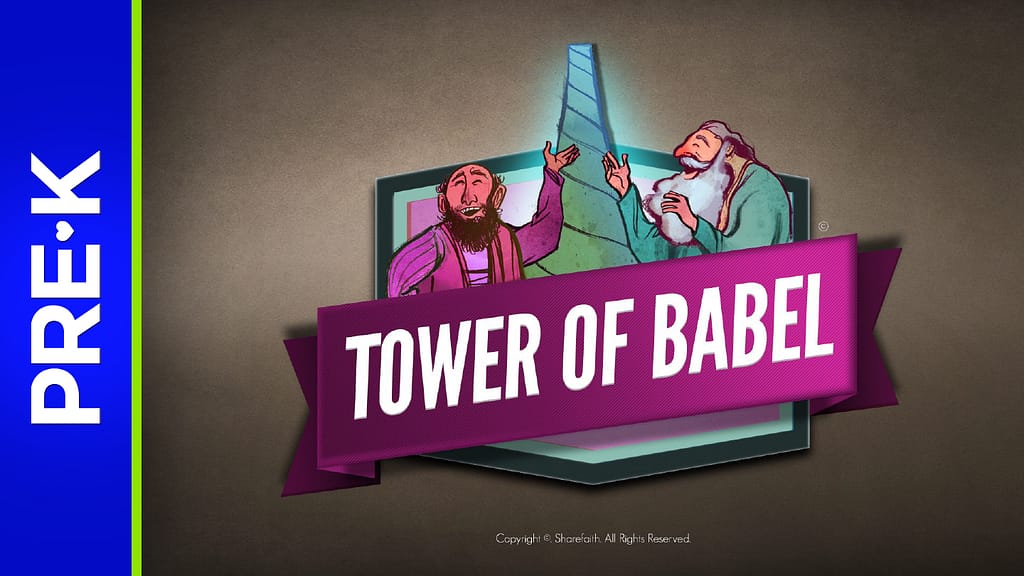 Genesis 11 Tower of Babel Preschool Bible Video