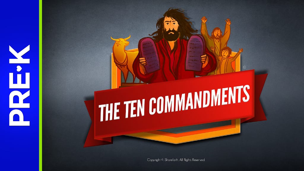 Exodus 20 The Ten Commandments Preschool Bible Video