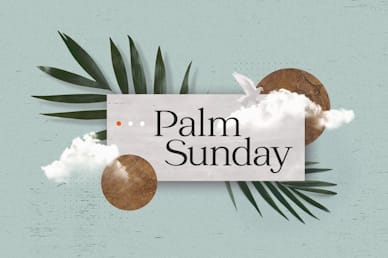 Palm Sunday Blue Title Church Video