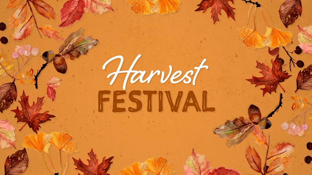 Autumn Events Harvest Festival Church Motion
