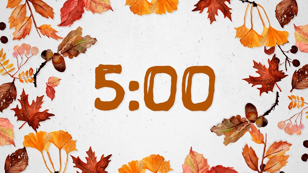 Autumn Events 5min Countdown Church Motion