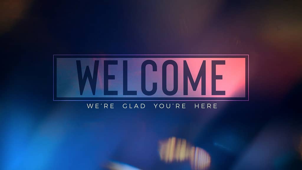 Welcome Light Flare Church Motion