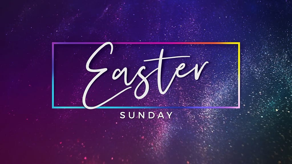 Easter Sunday Shimmer Church Motion Graphics