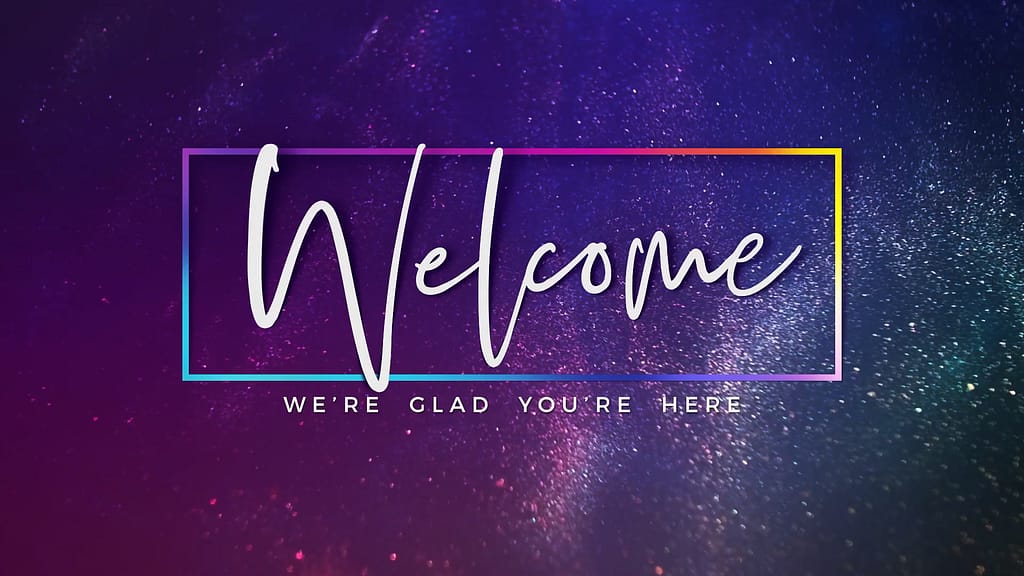 Welcome Shimmer Church Motion Graphics