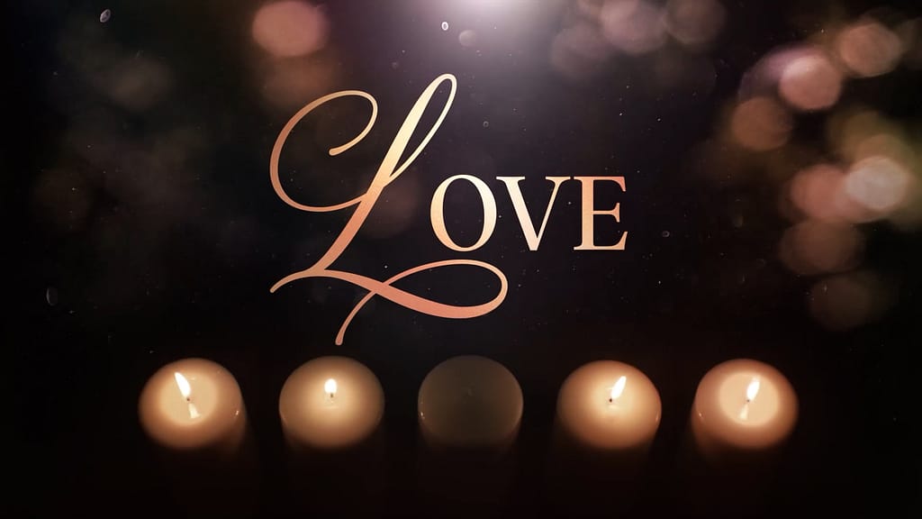 Love Title 2 Advent Glow Church Motion Graphics