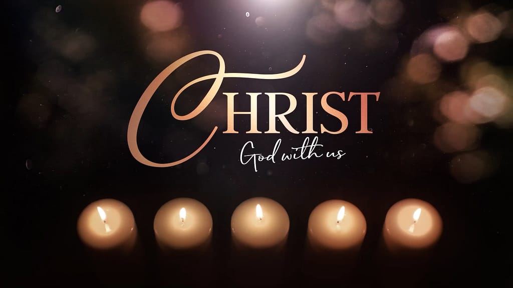 Christ Title 2 Advent Glow Church Motion Graphics