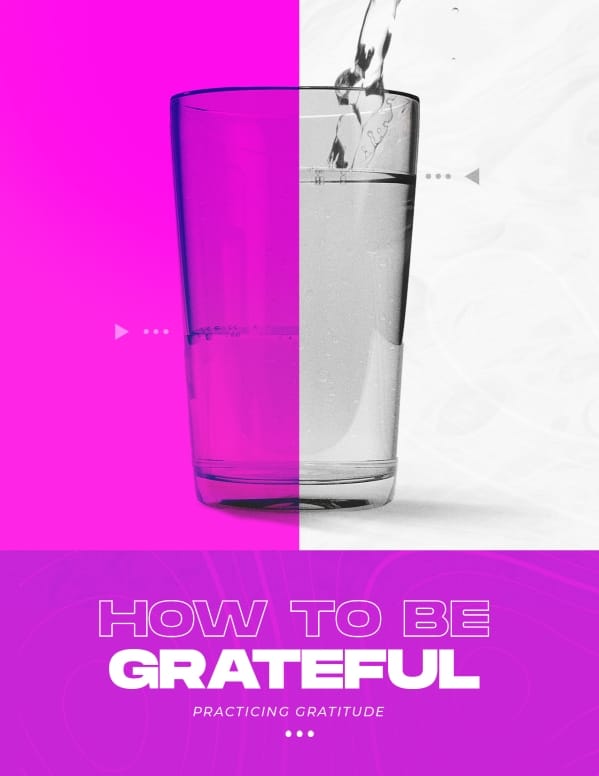 How To Be Grateful Church Flyer