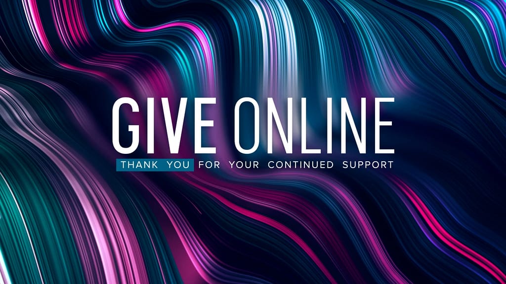 Give Online Wavelength Church Motion Graphic