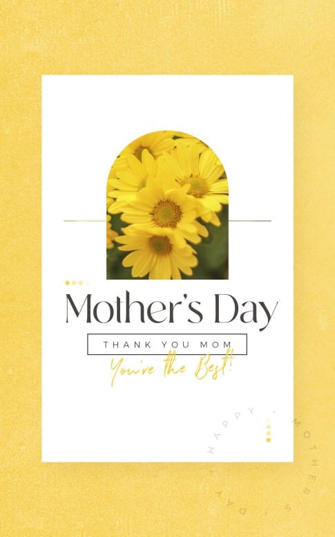 Mother's Day Pre Service Spring Bulletin Cover