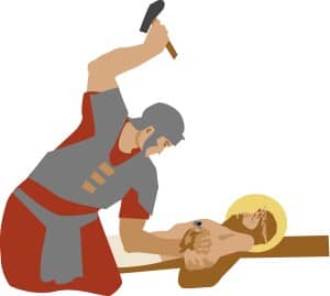 Romans Nail Christ to the Cross