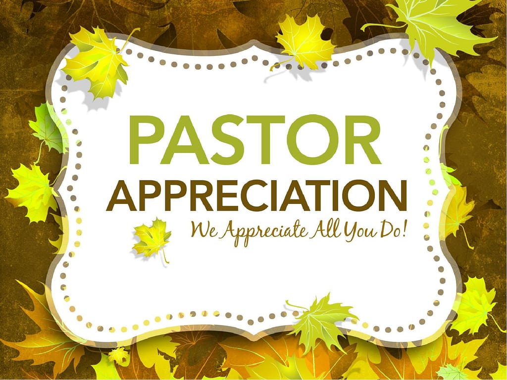 Pastor Appreciation PowerPoints